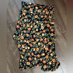 LuLaRoe floral maxi skirt - size XL - silky feeling